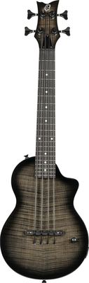 Ortega NEO-BS-TGB Ukulele Bass, Transparent Grey Burst, Neo Gig Bag