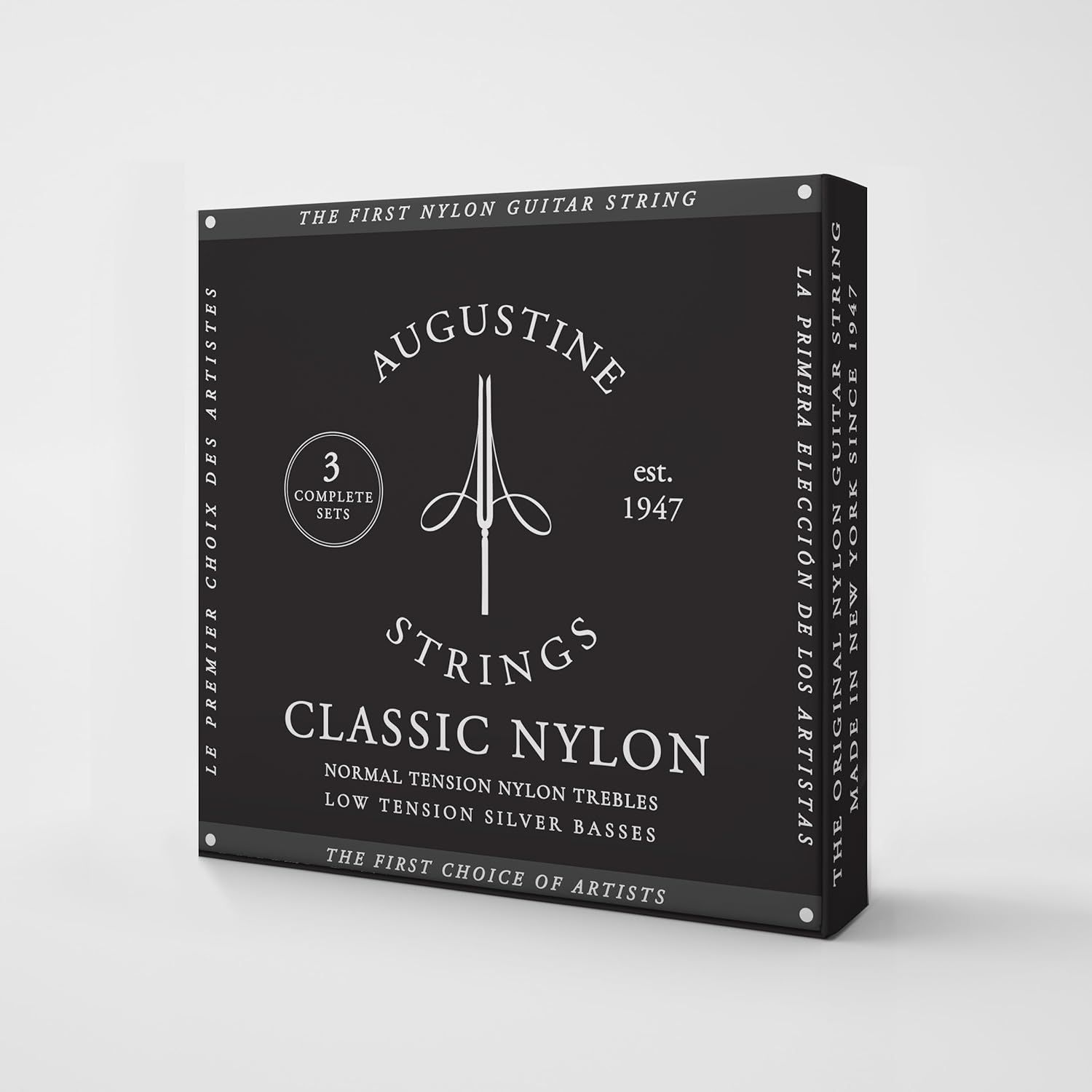 Augustine Classic Black - Low Tension Classical Guitar Strings 3-Pack Augustine Classic Black - Low Tension Classical Guitar Strings 3-Pack