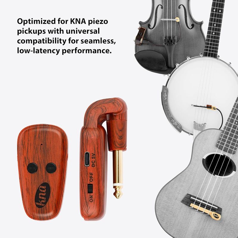KNA U-Wi Wireless Pickup for Classical and Flamenco Guitars