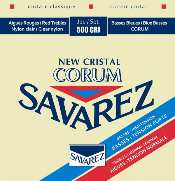 Savarez 500CRJ - Mixed Tension Classical Guitar Strings - NT Trebles, HT Basses