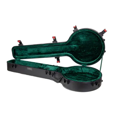 Crossrock Banjo Case - ABS Hardshell Case - CRA980BJBK - Black
