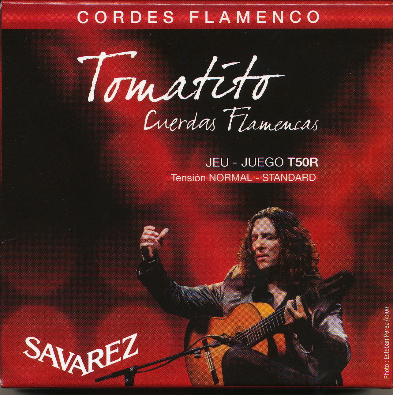 Savarez Tomatito T50R Nylon Flamenco/Classical Guitar Strings, Normal Tension