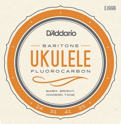 D'Addario EJ99B Pro-Arté Carbon Ukulele Strings, Baritone D'Addario EJ99B Pro-Arté Carbon Ukulele Strings, Baritone
