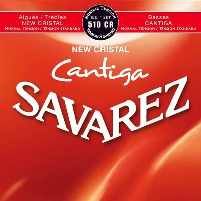 Savarez 510CR New Cristal Cantiga - Classical Guitar Strings, Normal Tension