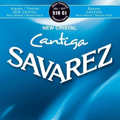 Savarez 510CJ New Cristal Cantiga - Classical Guitar Strings, High Tension