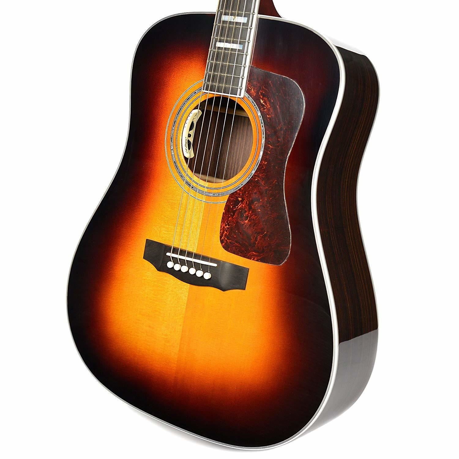 Guild D-55E Vintage Sunburst - LR Baggs Electronics - Made