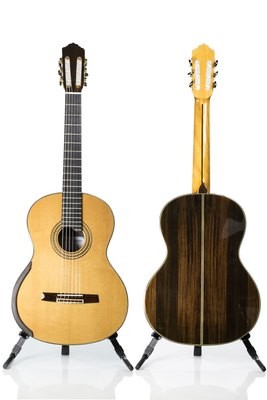 Calido Soloist DT - Cedar Double Top Classical Guitar, Lattice Braced, All Solid Wood, Indian Rosewood Back/Sides, Ebony Fretboard Calido Soloist DT - Cedar Double Top Classical Guitar, Lattice Braced, All Solid Wood, Indian Rosewood Back/Sides, Ebony Fretboard