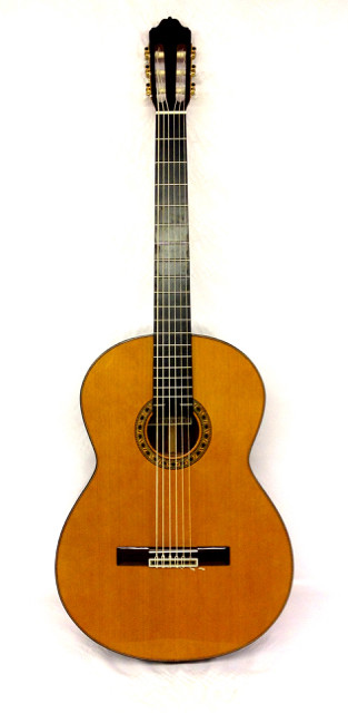 PS75 Size Compared to Full Size Classical Guitar
