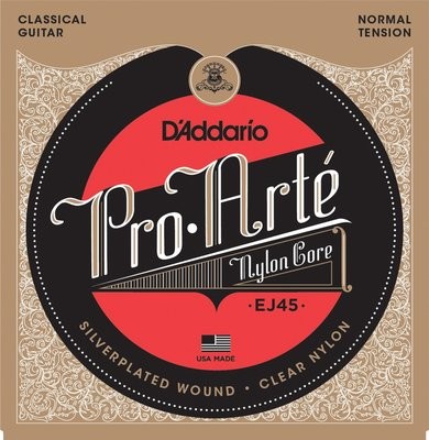 D'Addario EJ45 - Classical Guitar Strings - Normal Tension D'Addario EJ45 - Classical Guitar Strings - Normal Tension