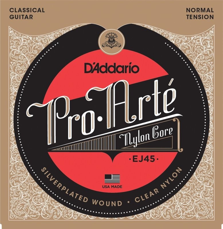 D'Addario EJ45 - Classical Guitar Strings - Normal Tension D'Addario EJ45 - Classical Guitar Strings - Normal Tension