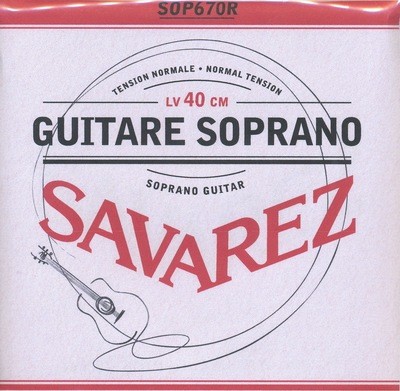 Soprano Guitar Strings - Set of 6 - Savarez 670R Soprano Guitar Strings - Set of 6 - Savarez 670R