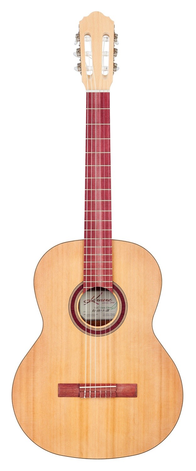 Kremona Soloist S65 C GG - Classical Guitar - Solid Cedar top, Mahogany back/sides, Purple Heart fretboard, Green Global Series Kremona Soloist S65 C GG - Classical Guitar - Solid Cedar top, Mahogany back/sides, Purple Heart fretboard, Green Global Series
