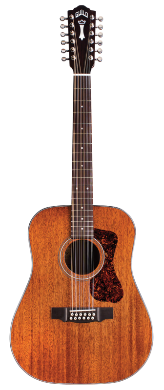 Guild D-1212 Natural - Dreadnought 12 String Acoustic Guitar with Guild Premium Gig Bag Guild D-1212 Natural - Dreadnought 12 String Acoustic Guitar with Guild Premium Gig Bag