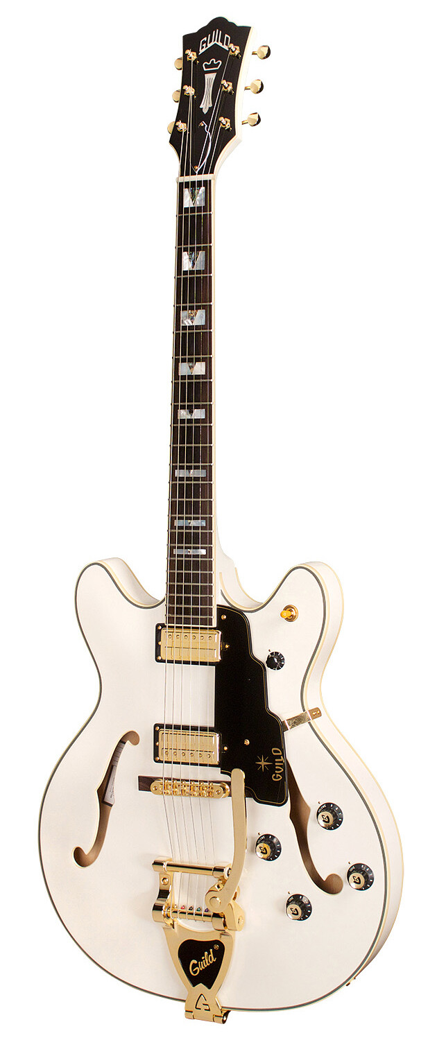 Guild Starfire VI - Snow Crest White - Semi Hollow Body Electric