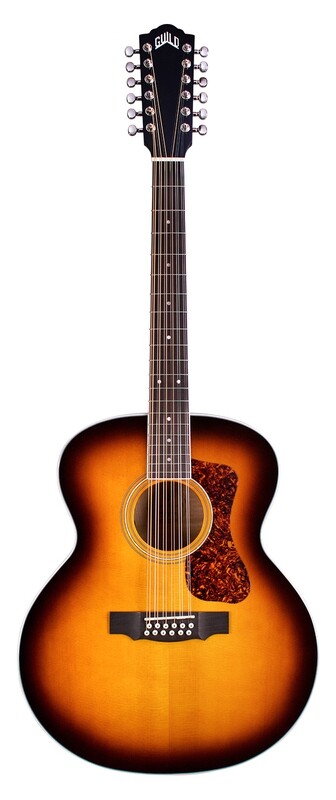 Guild F-2512E - Deluxe Maple - 12 String Acoustic Electric, Antique Burst Guild F-2512E - Deluxe Maple - 12 String Acoustic Electric, Antique Burst