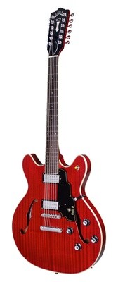 Guild Starfire IV ST-12 - Cherry Red - Twelve String Semi Hollow Body Electric Guitar