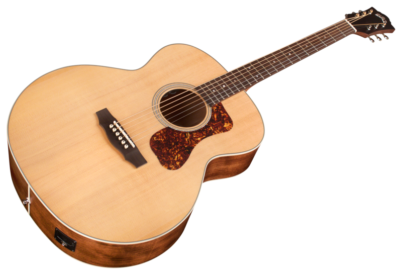 Guild BT-240E Baritone Acoustic Electric Guitar - Natural