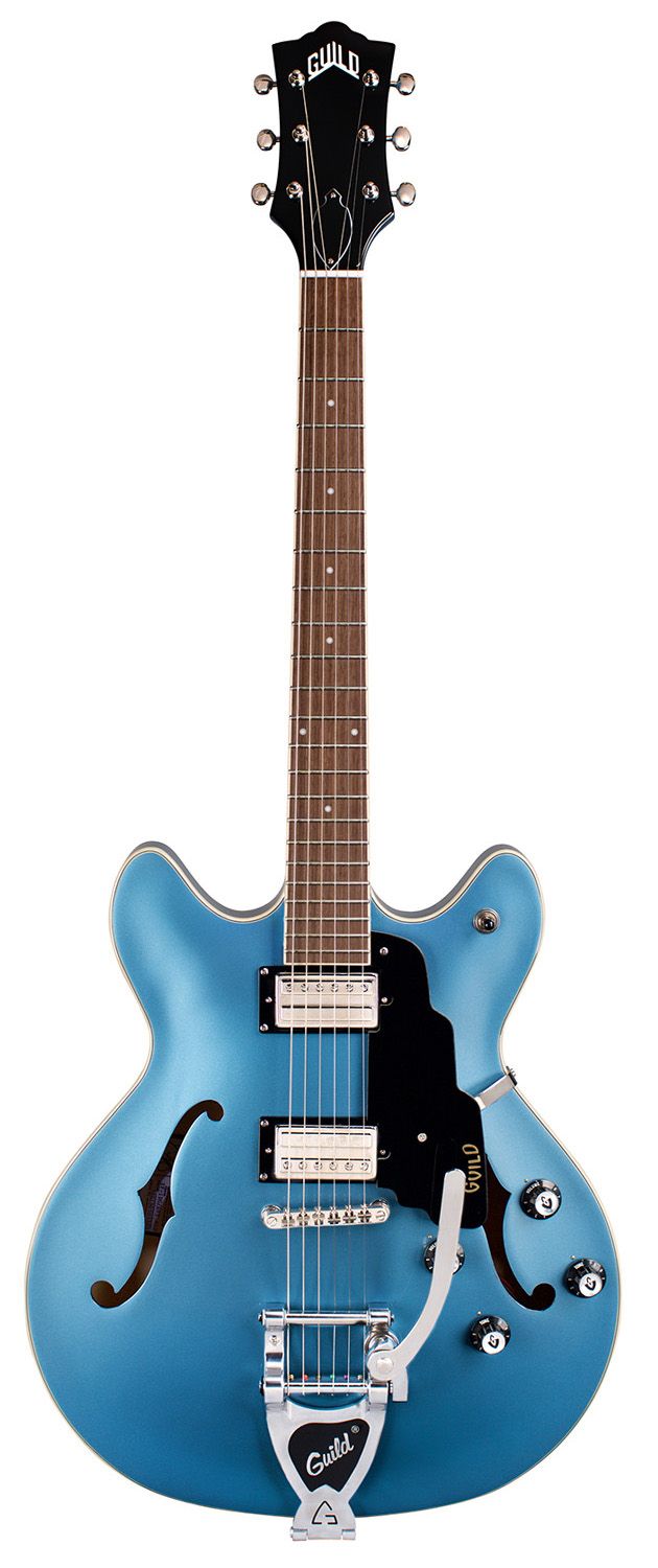 Guild Guitars Starfire I DC Semi-Hollow Body Electric Guitar, Double-Cut, Pelham Blue Guild Guitars Starfire I DC Semi-Hollow Body Electric Guitar, Double-Cut, Pelham Blue
