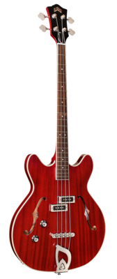 Guild Starfire I Bass - Left Handed - 4 String Bass Guitar, Cherry Red