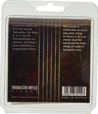 Thomastik-Infeld CF127 Classical Guitar Strings: Classic N Series 6 String Set - Flat Wound Classical Strings