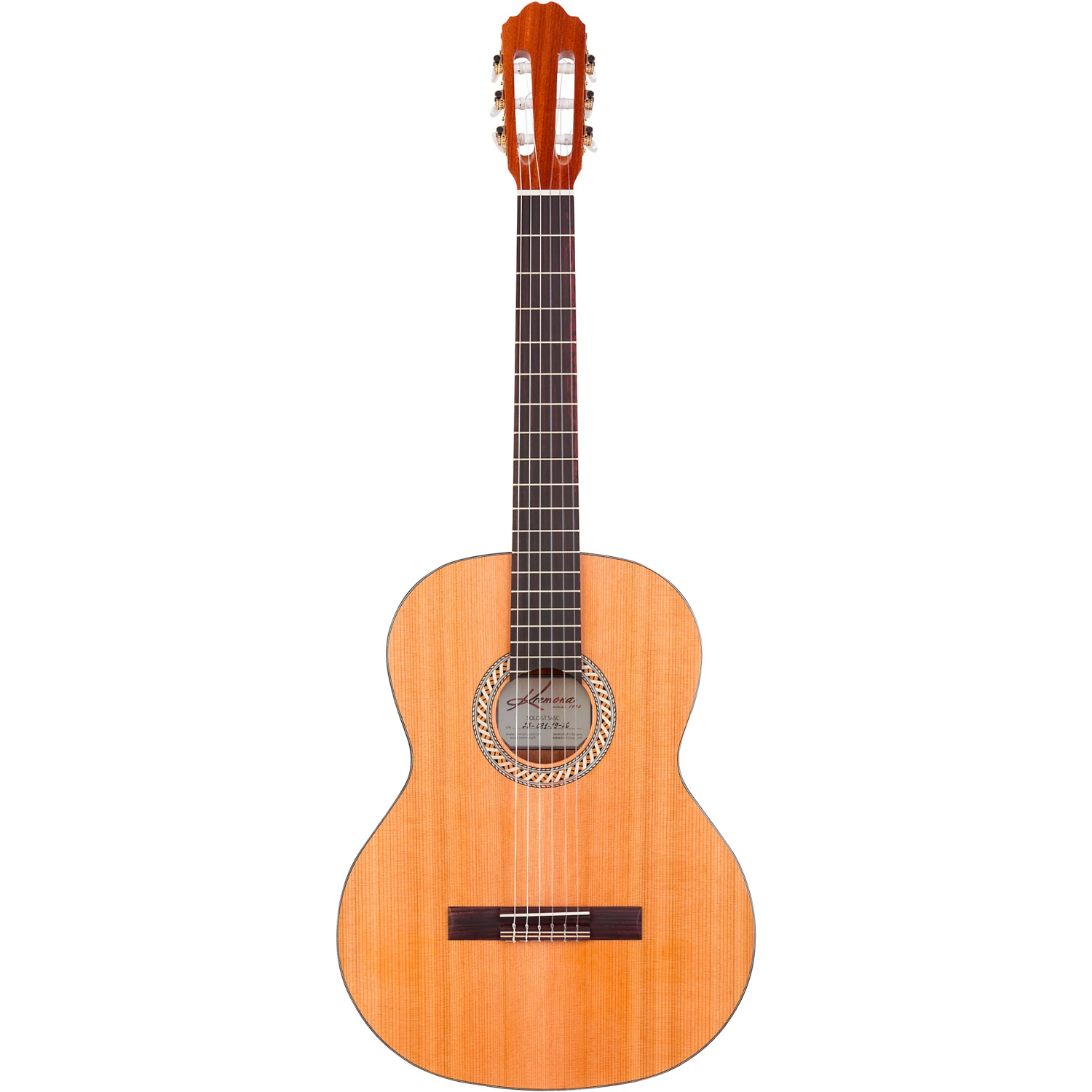 Kremona S65 C - Classical Guitar - Solid Cedar top, Mahogany back/sides, Rosewood fretboard, Includes Kremona Deluxe gig bag