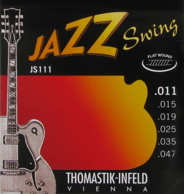 Thomastik-Infeld Electric Guitar Steel/Nickel Flat Wound Light, .011 - .047, JS111