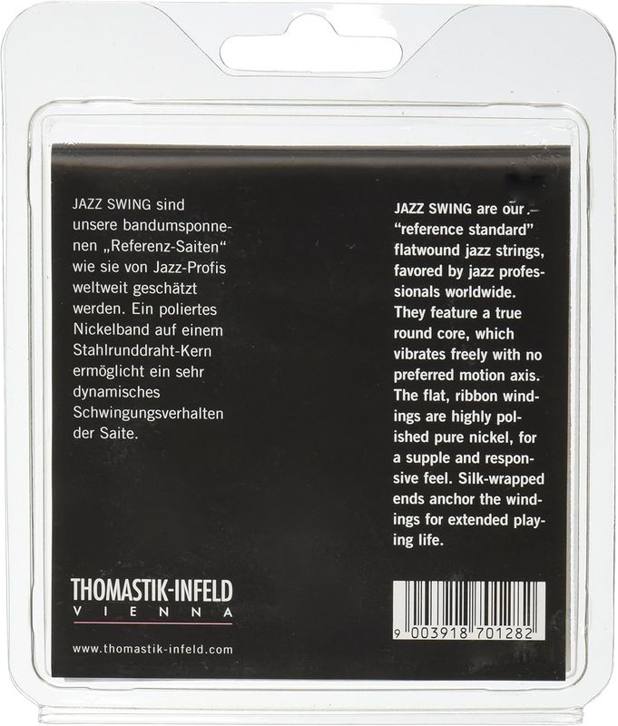 Thomastik-Infeld Electric Guitar Steel/Nickel Flat Wound Light, .011 - .047, JS111