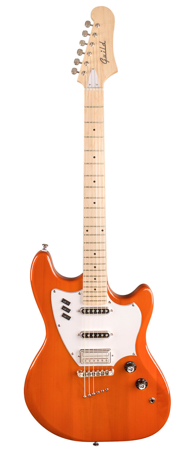 【ほぼ新品】GUILD Surfliner HH 良い音出します。 Guild Surfliner - Solid Body Electric Guitar - Sunset Orange