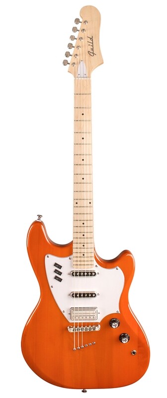 Guild Surfliner - Solid Body Electric Guitar - Sunset Orange Guild Surfliner - Solid Body Electric Guitar - Sunset Orange