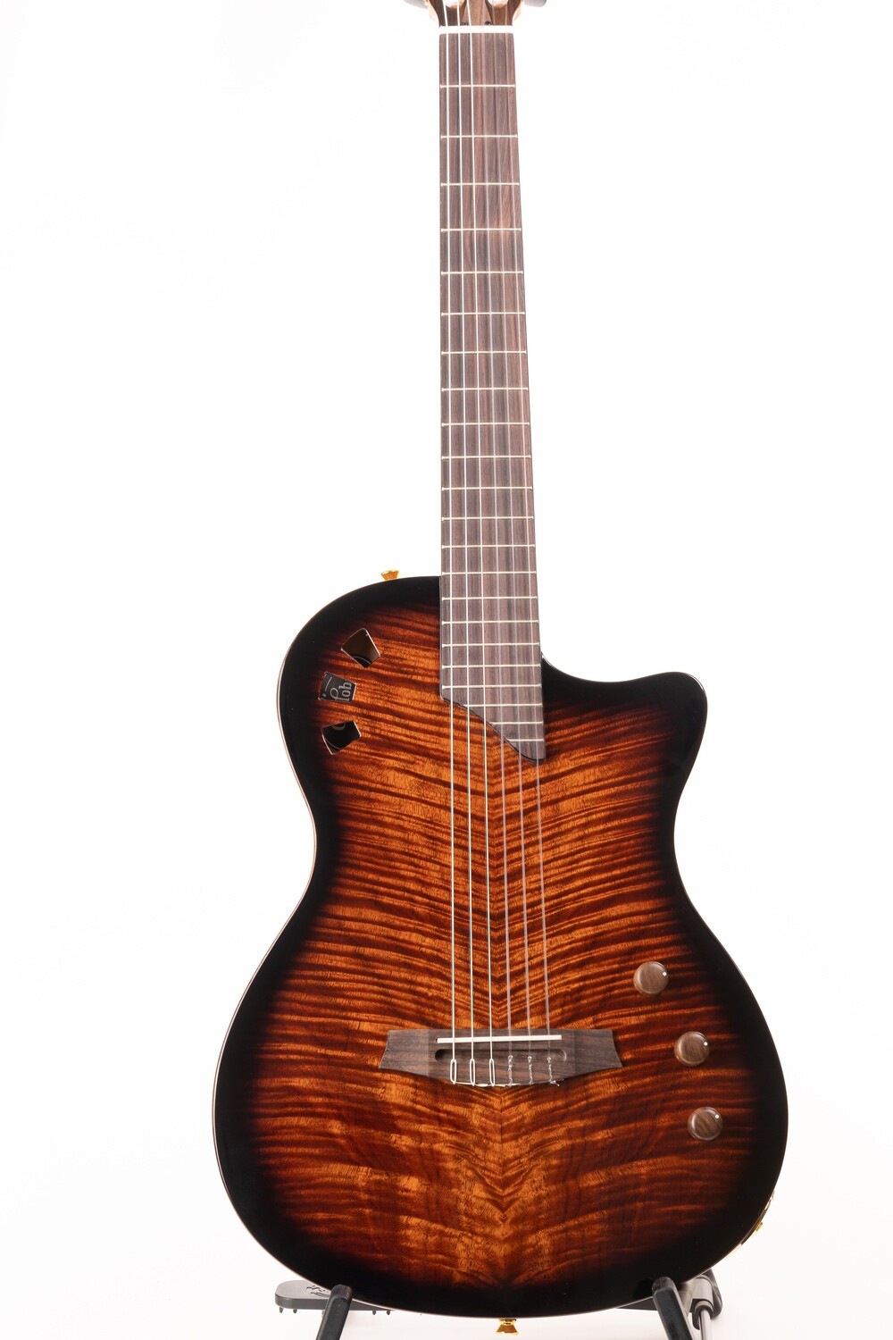 Cordoba Stage Edge Burst - Semi Hollow Body Nylon String Acoustic Electric