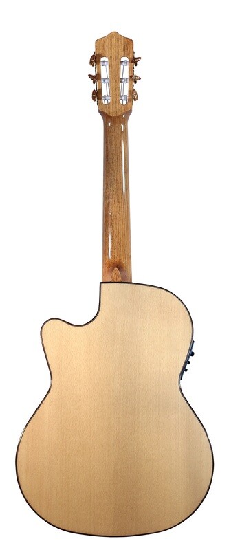 Kremona Rosa Luna - Flamenco Blanca - Acoustic Electric - Solid European Spruce top, Bulgarian Beech back/sides
