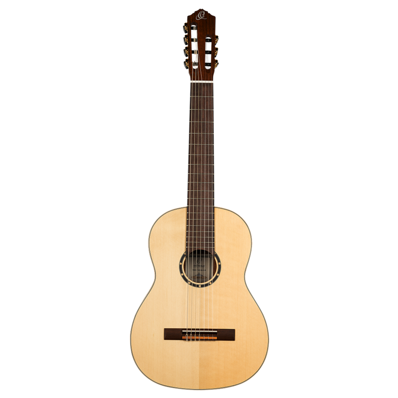 Ortega Pro 7 - 7 String Solid Top Nylon String Classical Guitar w/Deluxe Gig Bag, Full Size (R133-7) Ortega Pro 7 - 7 String Solid Top Nylon String Classical Guitar w/Deluxe Gig Bag, Full Size (R133-7)