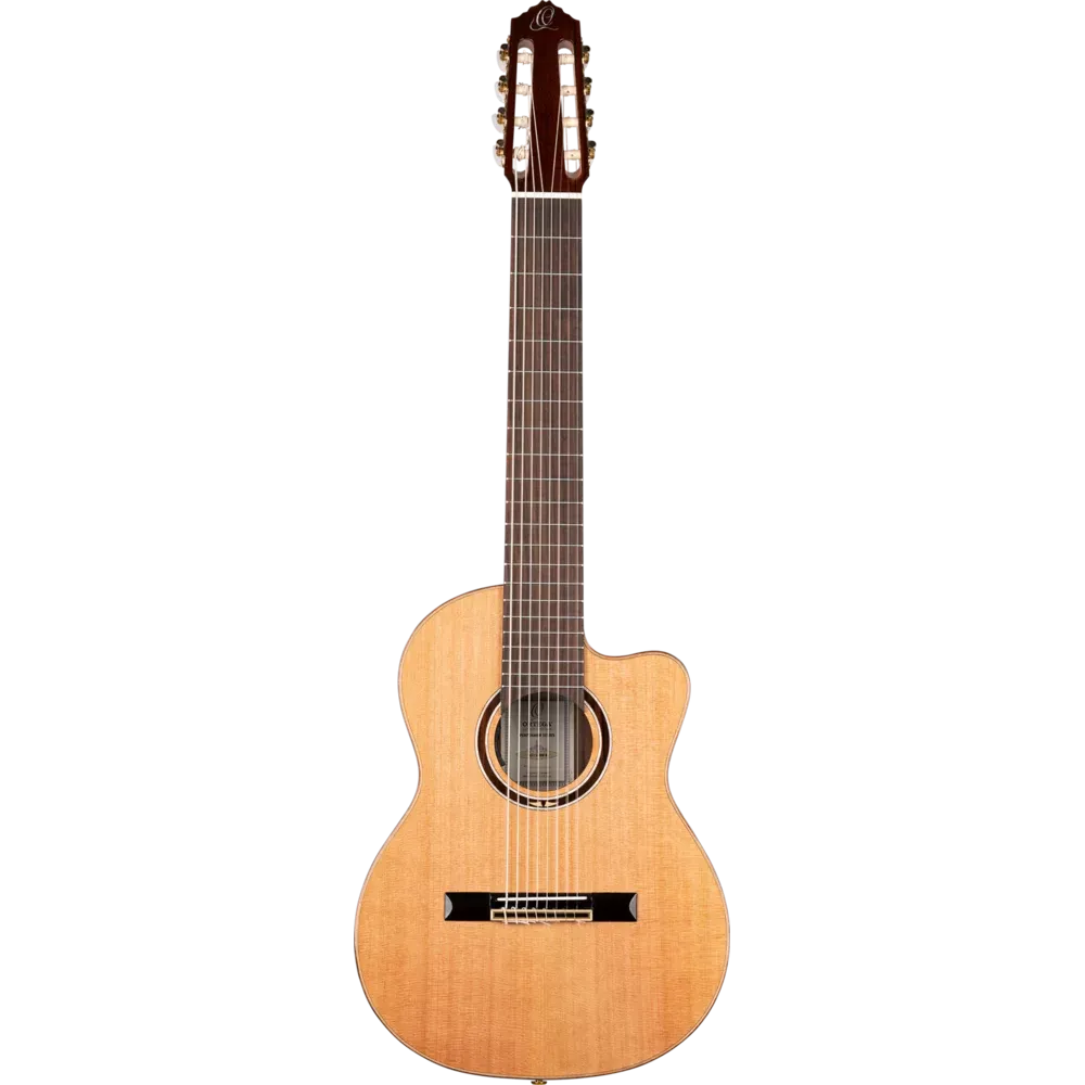 Ortega RCE159RW-8 - 8 String solid Canadian Cedar top/Indian Rosewood back/sides, Acoustic Electric Nylon string guitar with Deluxe Gig Bag Ortega RCE159RW-8 - 8 String solid Canadian Cedar top/Indian Rosewood back/sides, Acoustic Electric Nylon string guitar with Deluxe Gig Bag