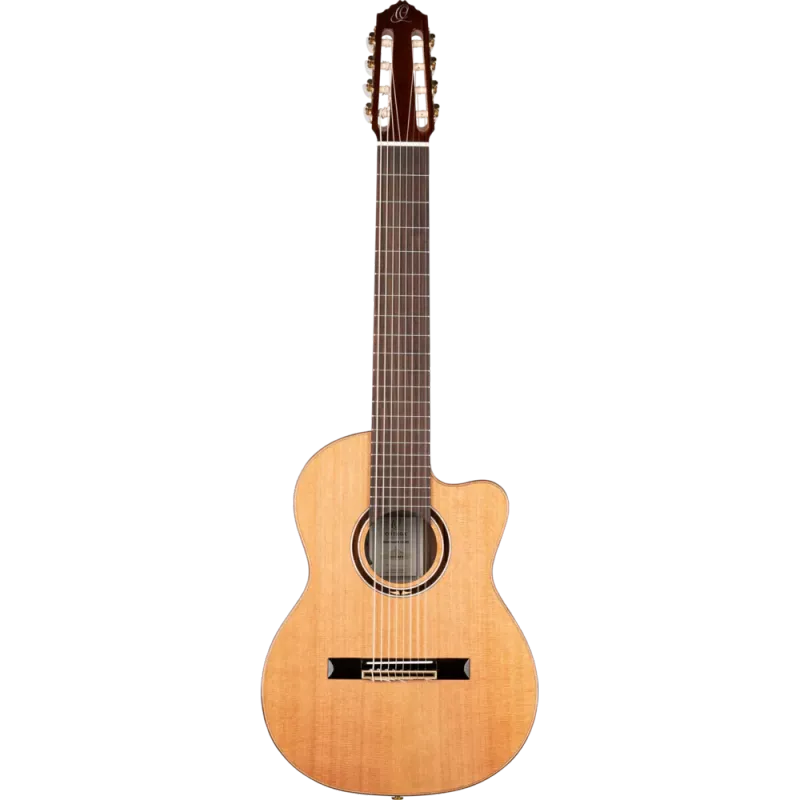 Ortega RCE159RW-8 - 8 String solid Canadian Cedar top/Indian Rosewood back/sides, Acoustic Electric Nylon string guitar with Deluxe Gig Bag Ortega RCE159RW-8 - 8 String solid Canadian Cedar top/Indian Rosewood back/sides, Acoustic Electric Nylon string guitar with Deluxe Gig Bag