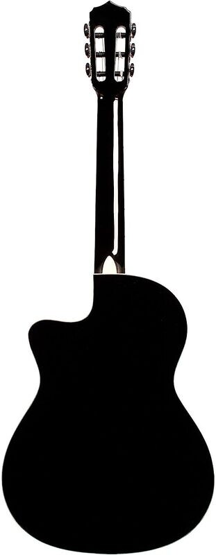 Cordoba Fusion 5 Jet - Acoustic-Electric Cutaway Nylon String Guitar, Jet Black