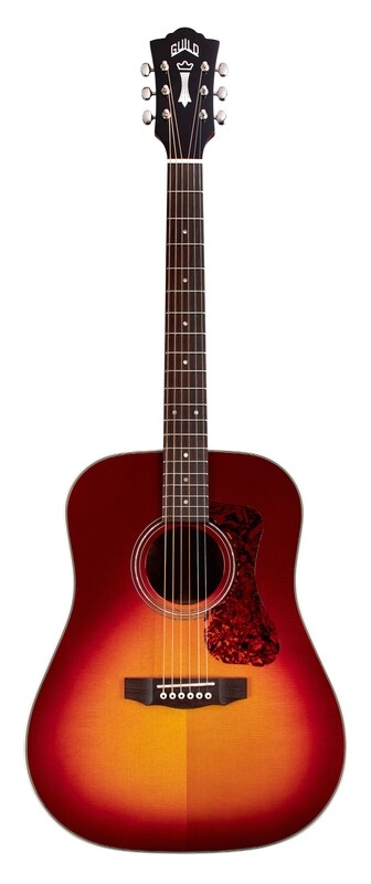 Guild D-140 Cherry Burst - Acoustic Steel String, Dreadnought