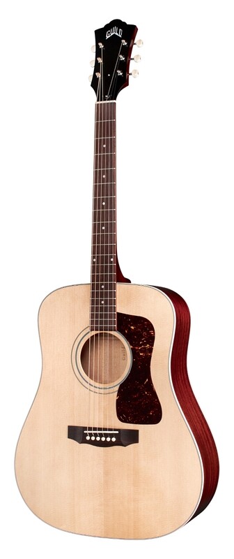 Guild USA D-40 Standard Dreadnought Acoustic Guitar - Natural - Made in the USA