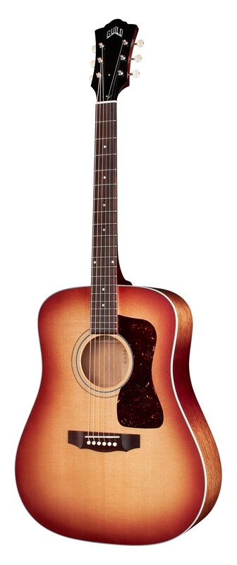Guild USA D-40 Standard Dreadnought Acoustic Guitar - Pacific Sun Burst - Made in the USA