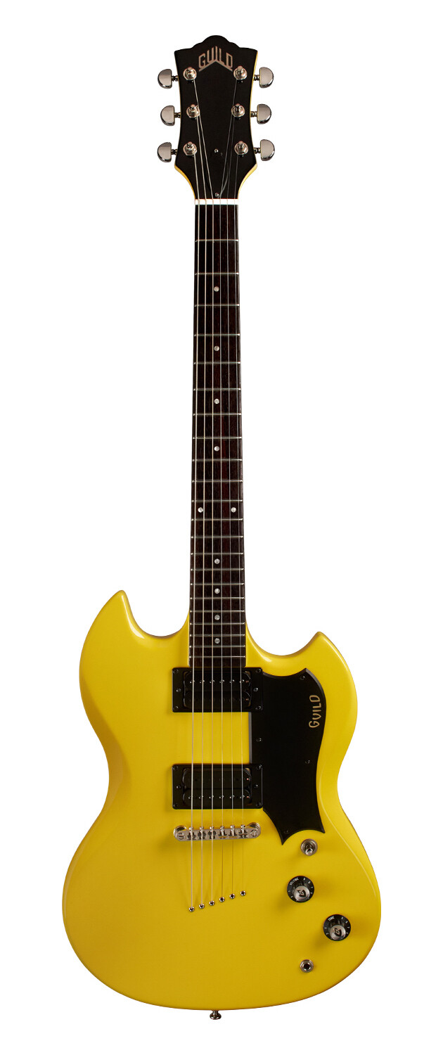 Guild Polara Electric Solid Body Guitar - Voltage Yellow