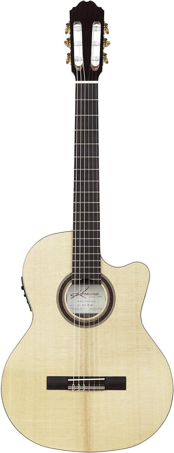 Kremona Performer Series - Rondo R65CW Cutaway/Electric Nylon String Guitar with Deluxe Gig Bag