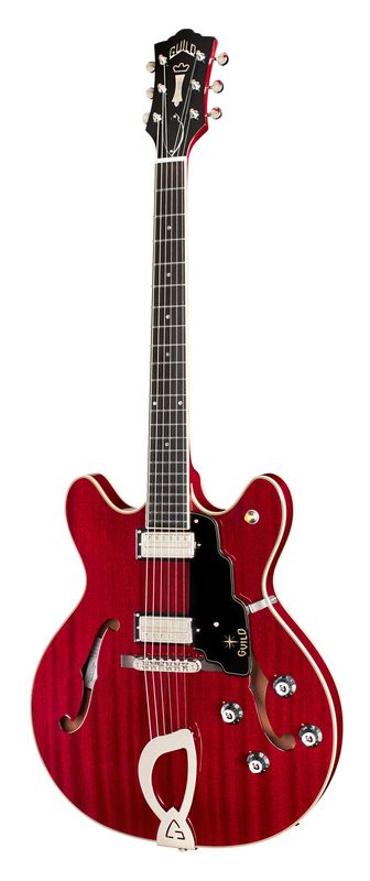 Guild Starfire IV Electric Guitar - Hollow Body - Harp Tail - Cherry Red