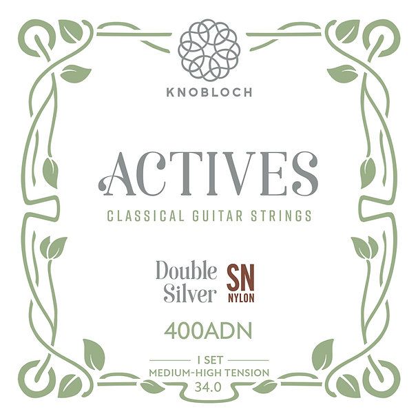 Knobloch SN ADN34.0 (400ADN) - Classical Guitar Strings - Medium-High Tension Knobloch SN ADN34.0 (400ADN) - Classical Guitar Strings - Medium-High Tension