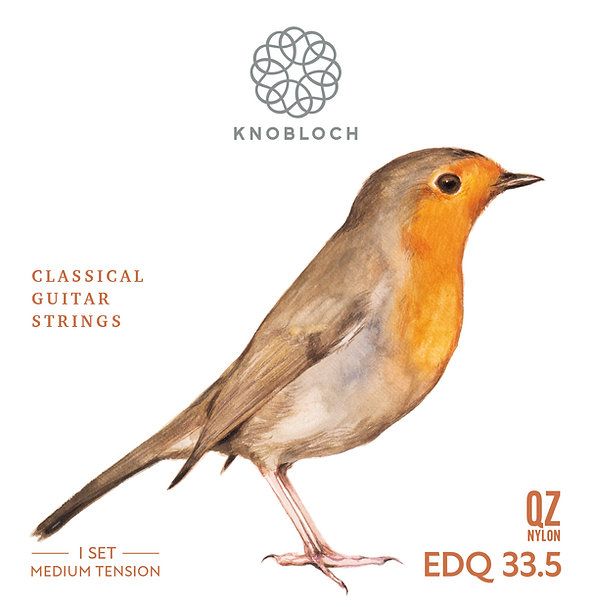 Knobloch Erithacus QZ EDQ 33.5 Medium Tension Nylon Classical Guitar Strings