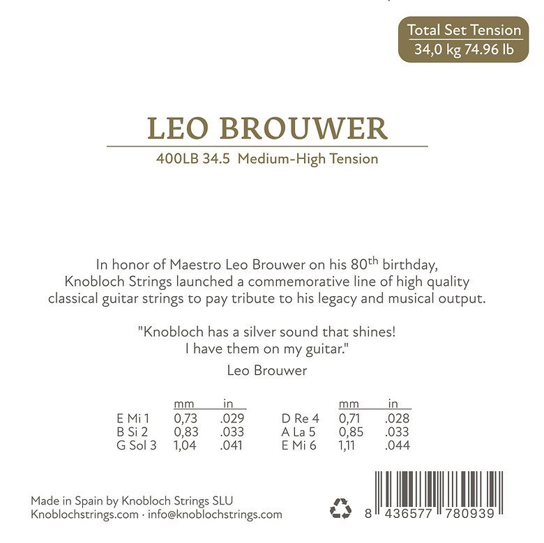 Knobloch LB 34.0 - Leo Brower 34.0 (400 LB)