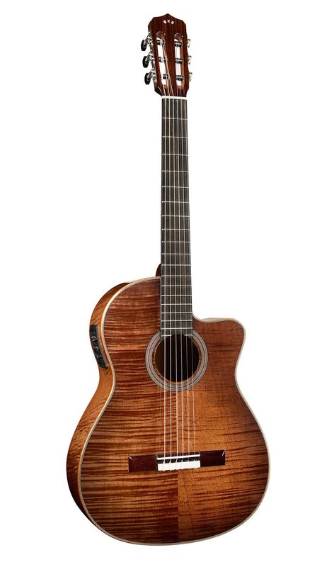 Cordoba Fusion 12 - Exotic Cinnamon Burst - Acoustic Electric Nylon String Guitar