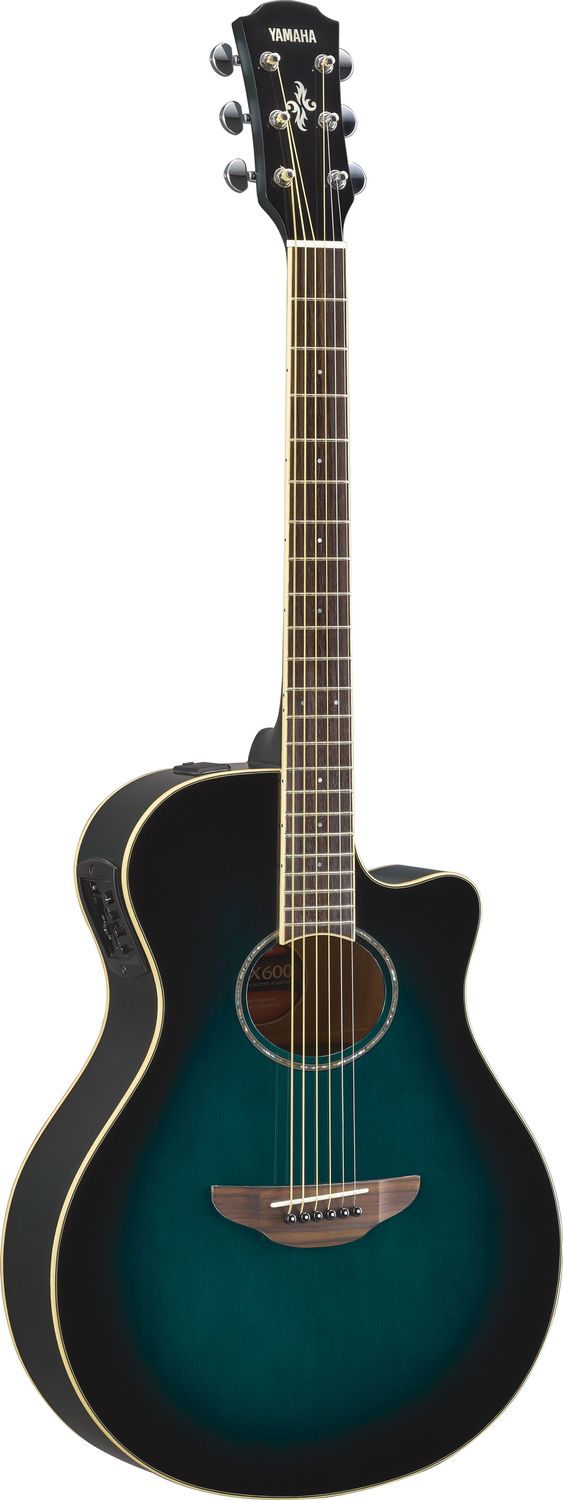 Yamaha APX600 Acoustic Electric Guitar - Oriental Blue Burst