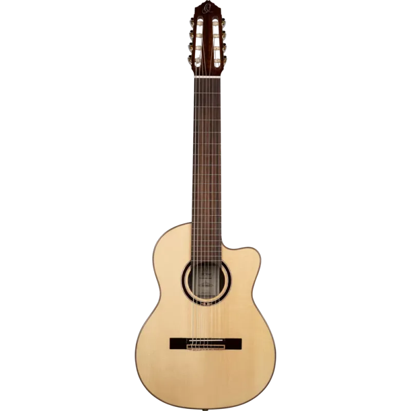 Ortega RCE158RW-8 - 8 String solid Engelman Spruce top/Indian Rosewood back/sides, Acoustic Electric Nylon string guitar with Deluxe Gig Bag Ortega RCE158RW-8 - 8 String solid Engelman Spruce top/Indian Rosewood back/sides, Acoustic Electric Nylon string guitar with Deluxe Gig Bag