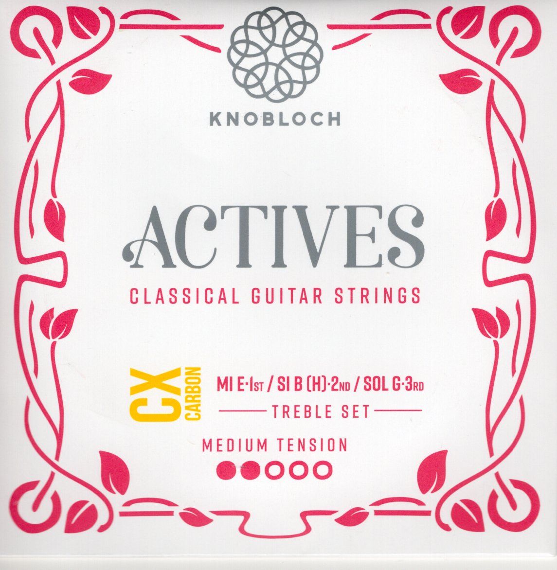 Knobloch CX 33.5 (300ACX) Treble Set – Actives CX Carbon High Tension Knobloch CX 33.5 (300ACX) Treble Set – Actives CX Carbon High Tension