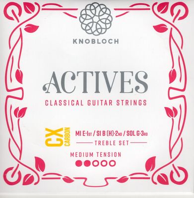 Knobloch CX 33.5 (300ACX) Treble Set – Actives CX Carbon High Tension Knobloch CX 33.5 (300ACX) Treble Set – Actives CX Carbon High Tension