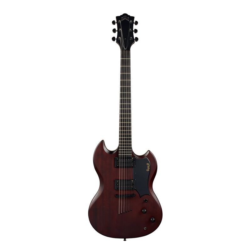 Guild Polara Night Edition Deluxe - Vintage Walnut - Electric Guitar